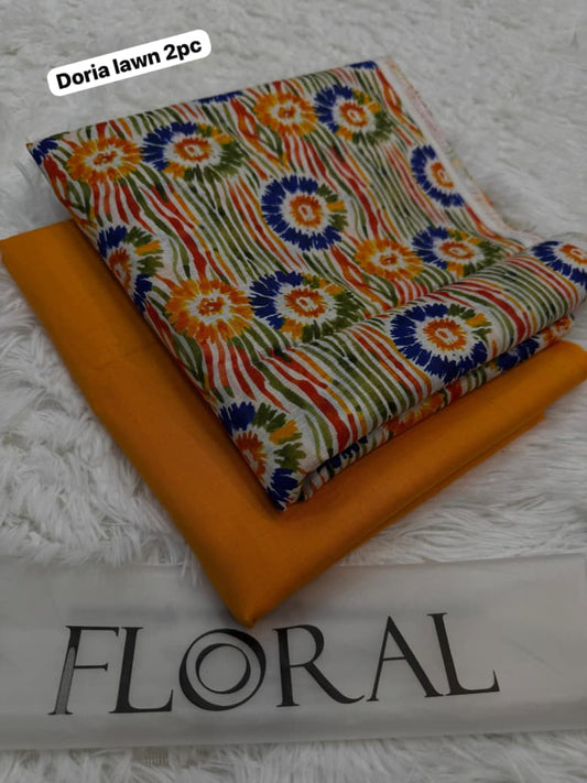 Floral brand original *DORIA LAWN 2PC*