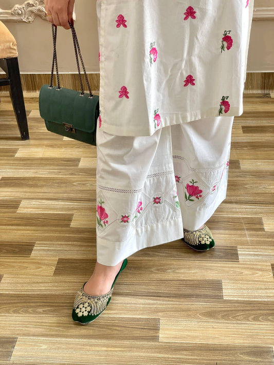 Embroidered Dress 2 Piece