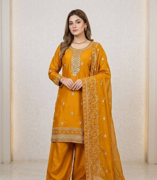 Premium Indian Silk 3 Piece Suit