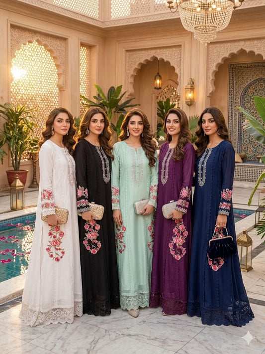 Khaddinet Long Embroidered Froks