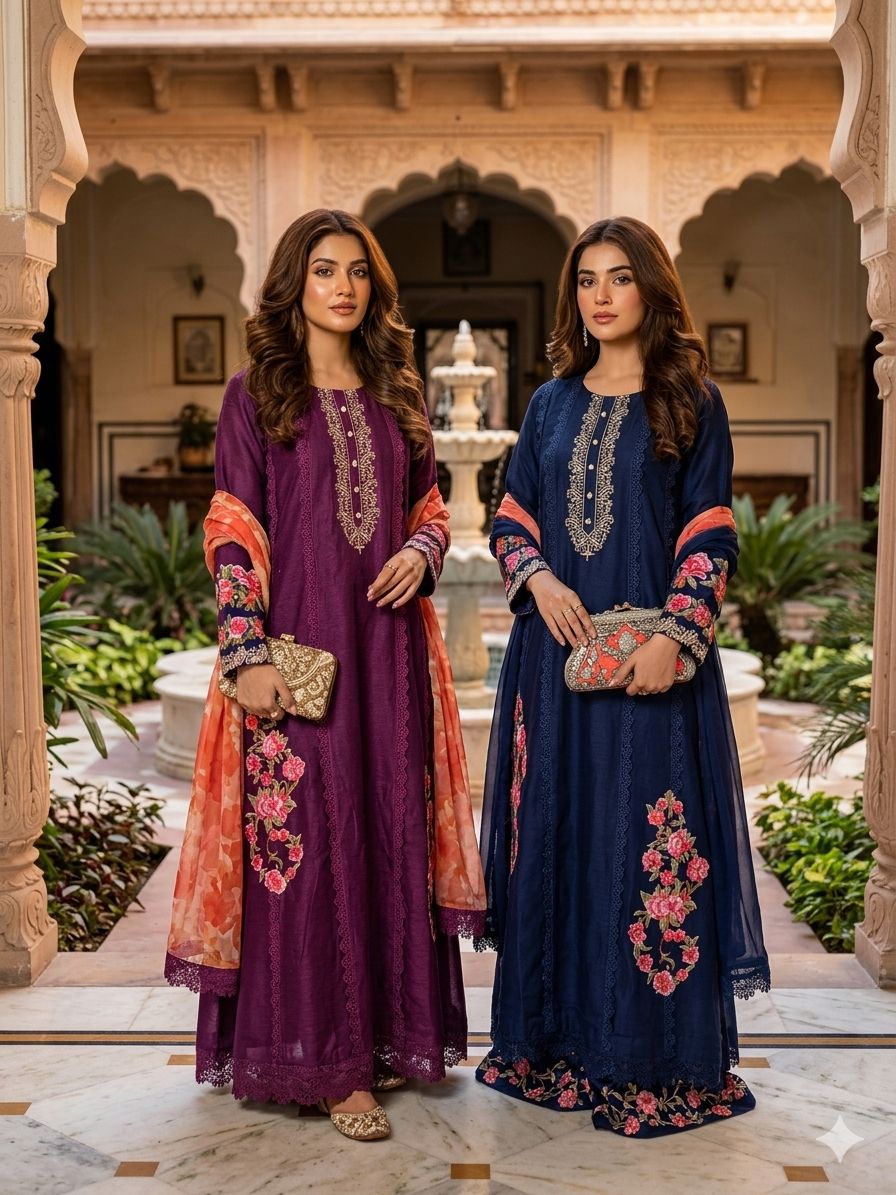 Khaddinet Long Embroidered Froks