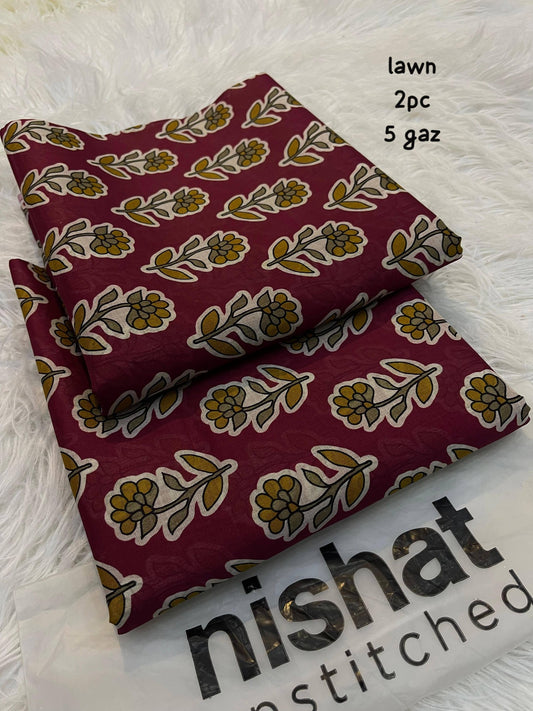 Nishat Lawn 2 Piece