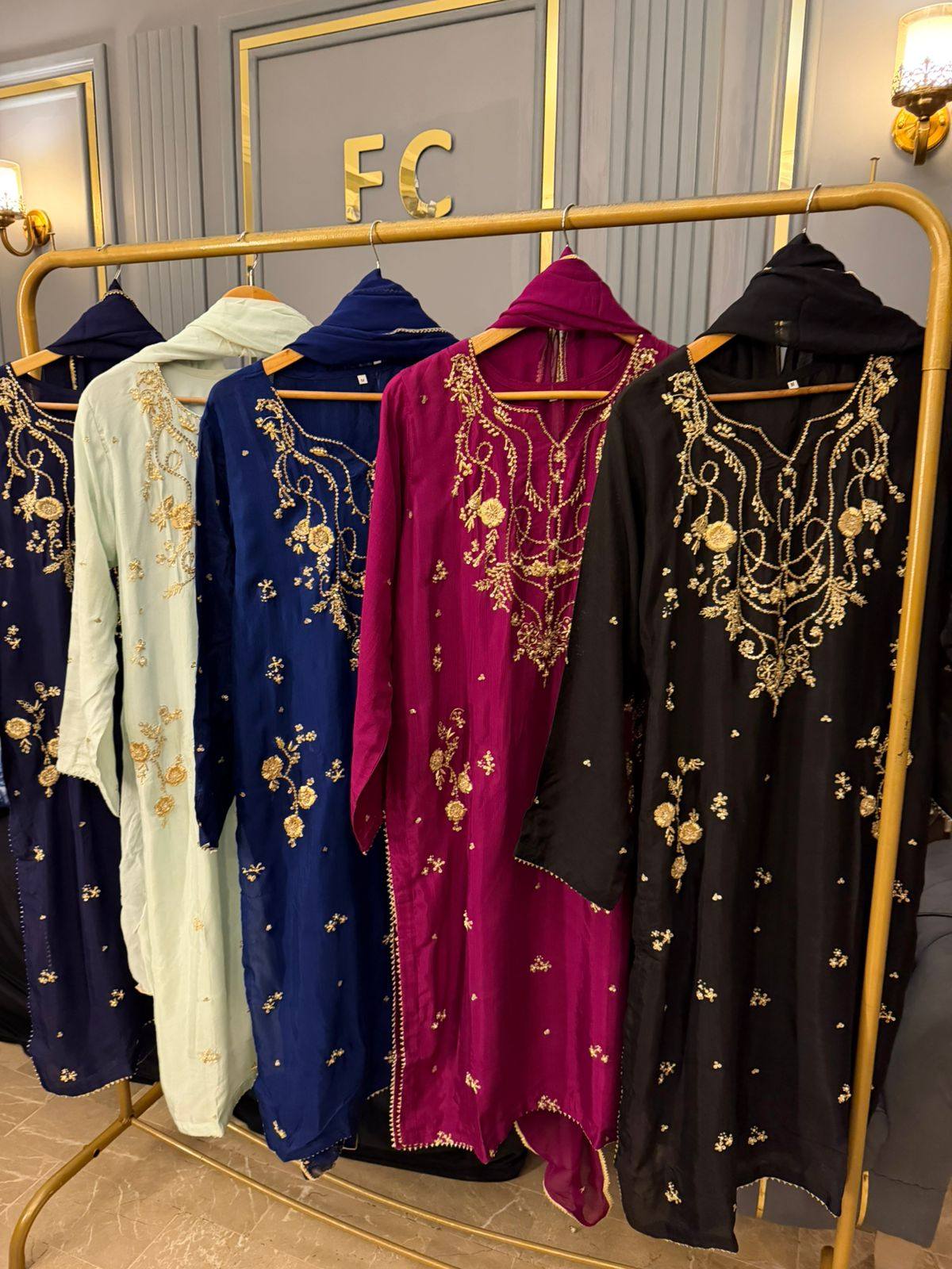 Premium Raw Silk handwork Dress