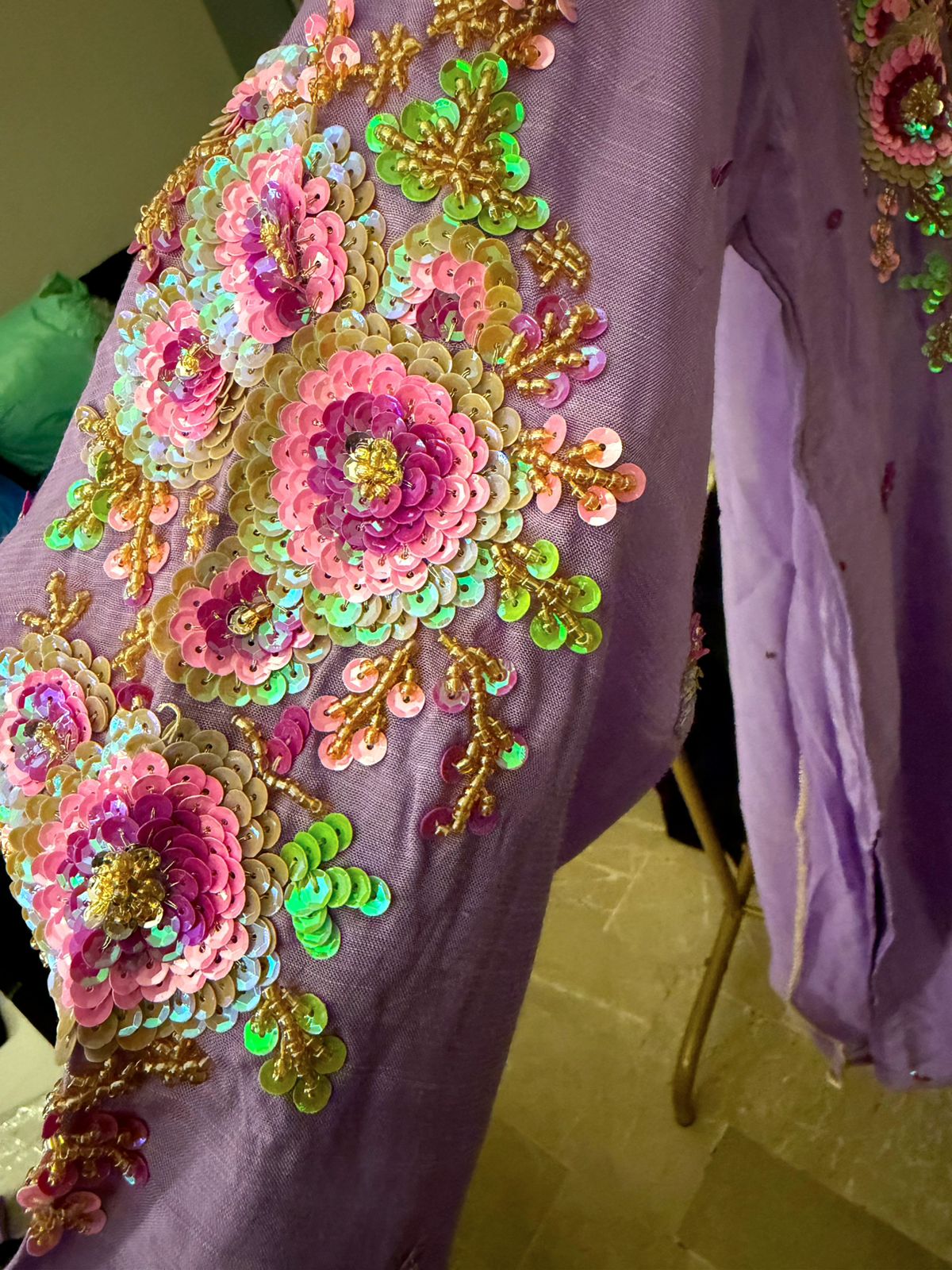 Heavy Musework Russian Silk Dress