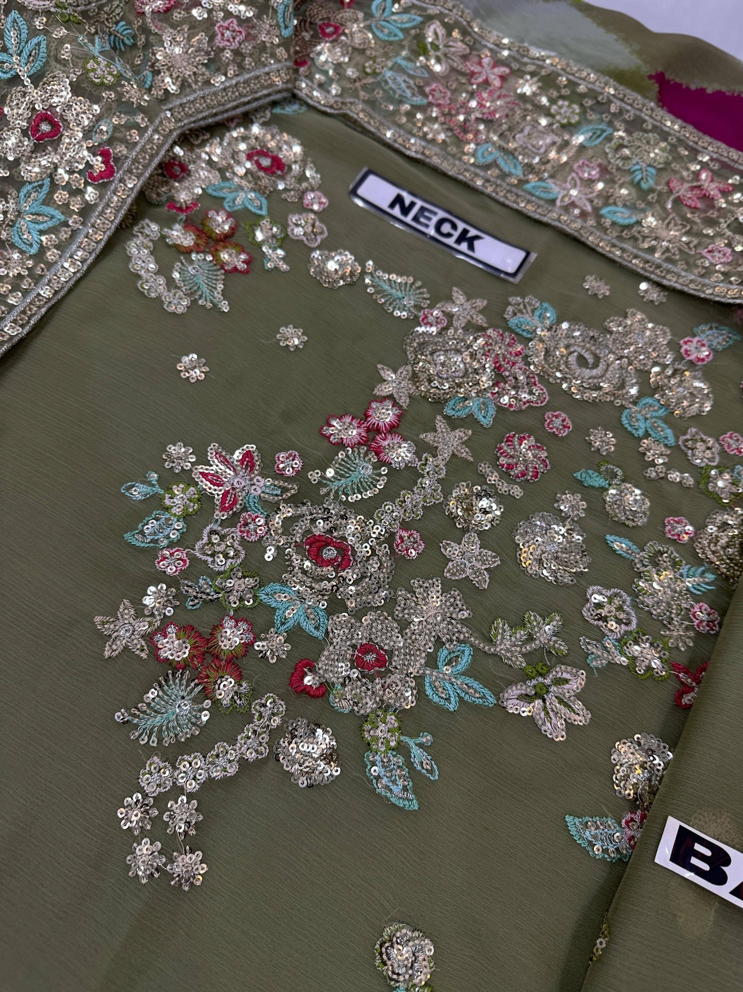 Cross Stitch Multi Embroidery Panel Work 3 Piece