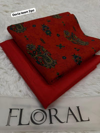 Floral brand original  *DORIA LAWN 2PC*