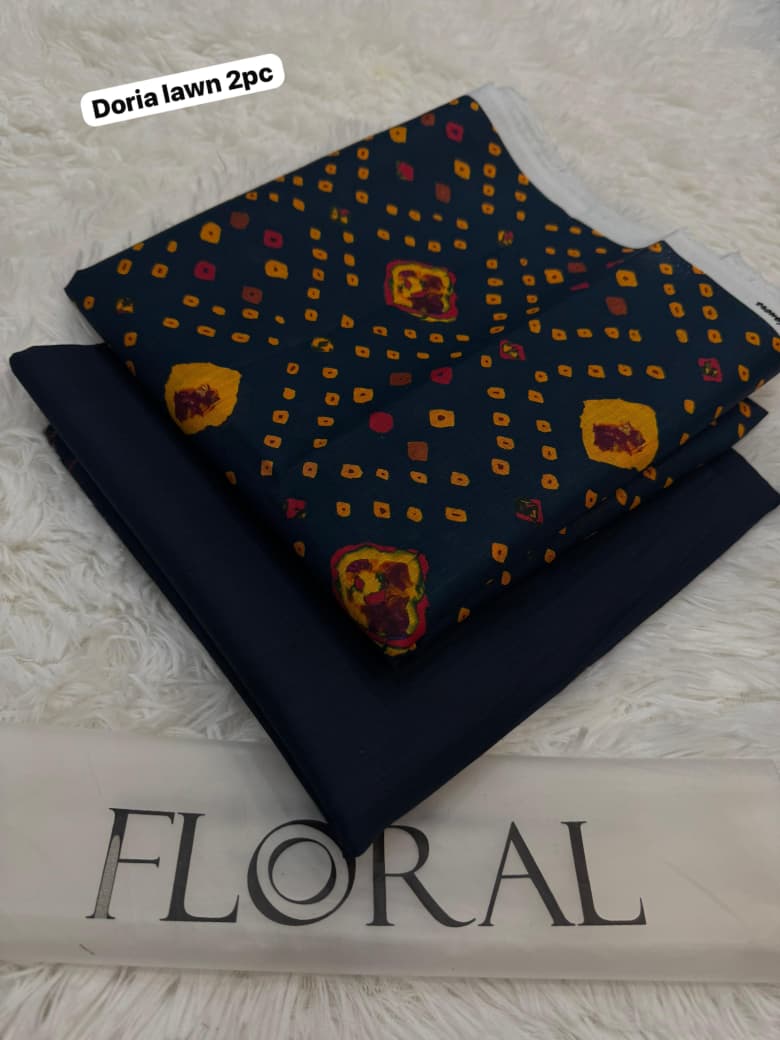 Floral brand original  *DORIA LAWN 2PC*
