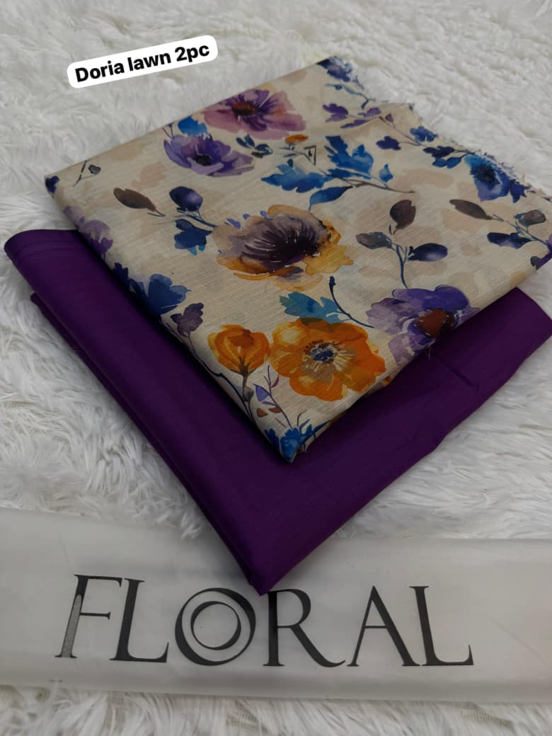 Floral brand original  *DORIA LAWN 2PC*