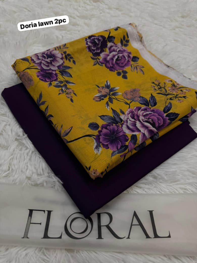 Floral brand original  *DORIA LAWN 2PC*