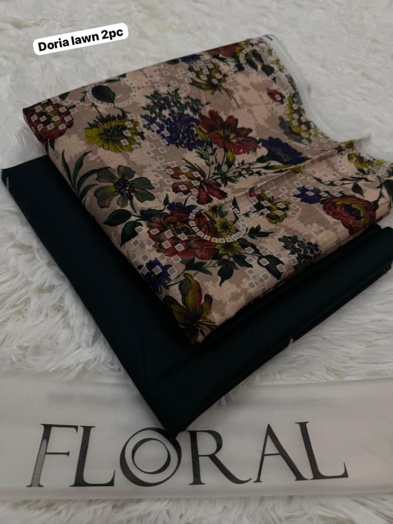 Floral brand original  *DORIA LAWN 2PC*