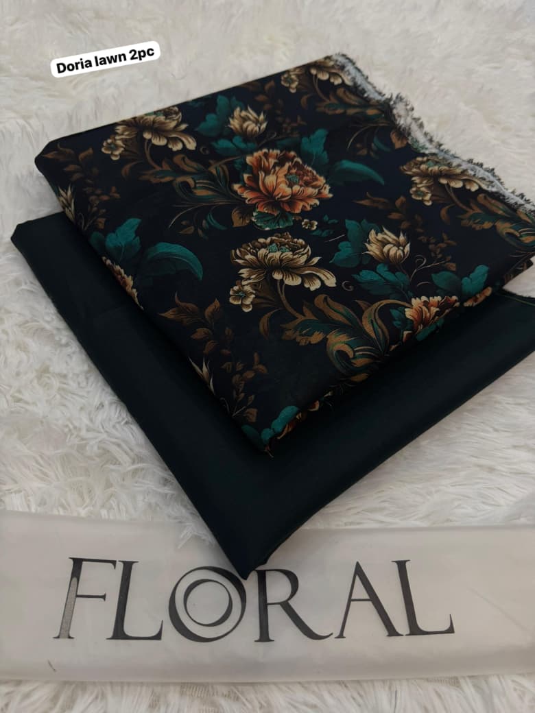 Floral brand original  *DORIA LAWN 2PC*