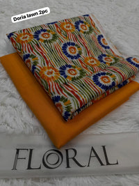Floral brand original  *DORIA LAWN 2PC*