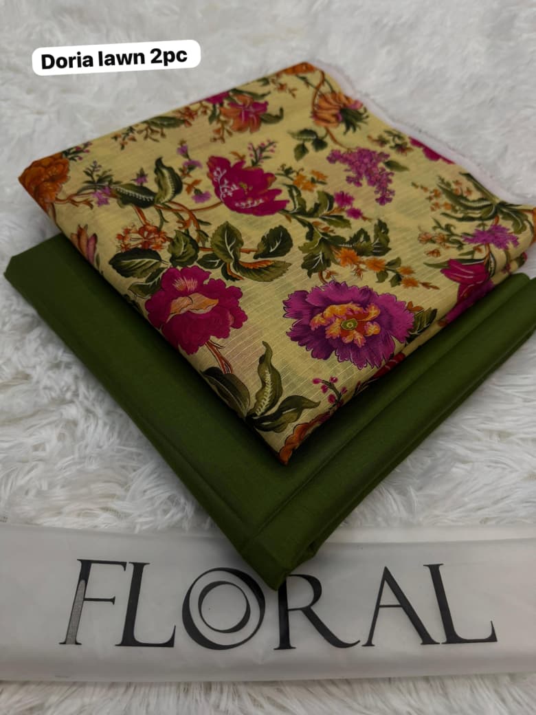 Floral brand original  *DORIA LAWN 2PC*