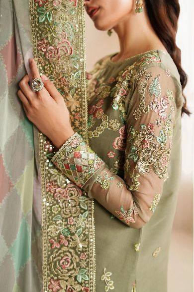Cross Stitch Multi Embroidery Panel Work 3 Piece