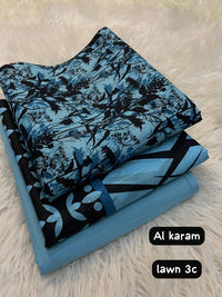 Al Karam Lawn 3 Piece