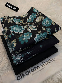 Alkaram Lawn 3 Piece