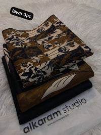 Alkaram Lawn 3 Piece