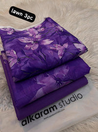 Alkaram Lawn 3 Piece