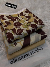 Alkaram Lawn 3 Piece