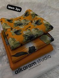 Alkaram Lawn 3 Piece