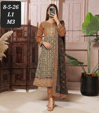 Bin Saeed Frocks 3 Piece