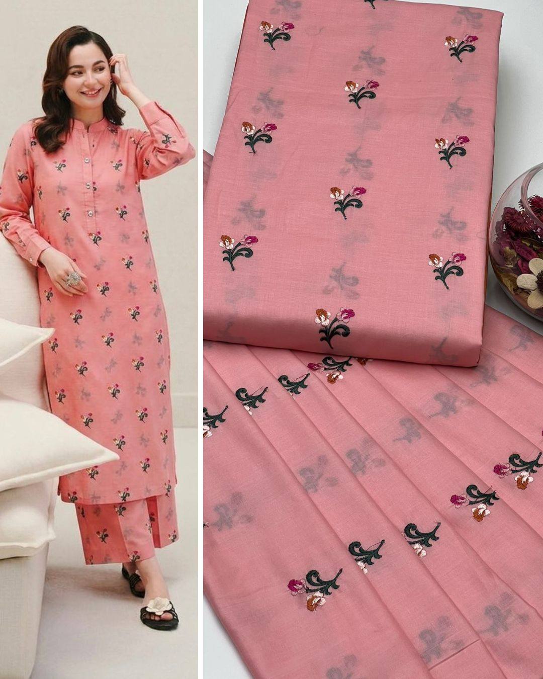 Premium Lawn All Over Embroidered 2 Piece