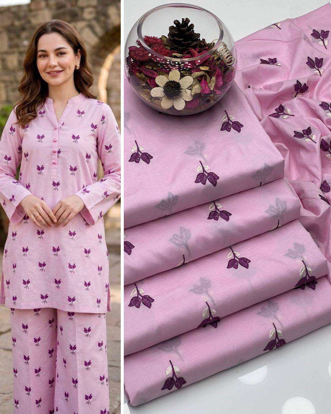 Premium Lawn All Over Embroidered 2 Piece