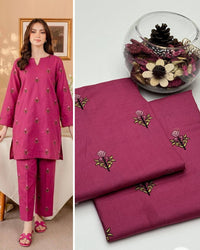 Premium Lawn All Over Embroidered 2 Piece