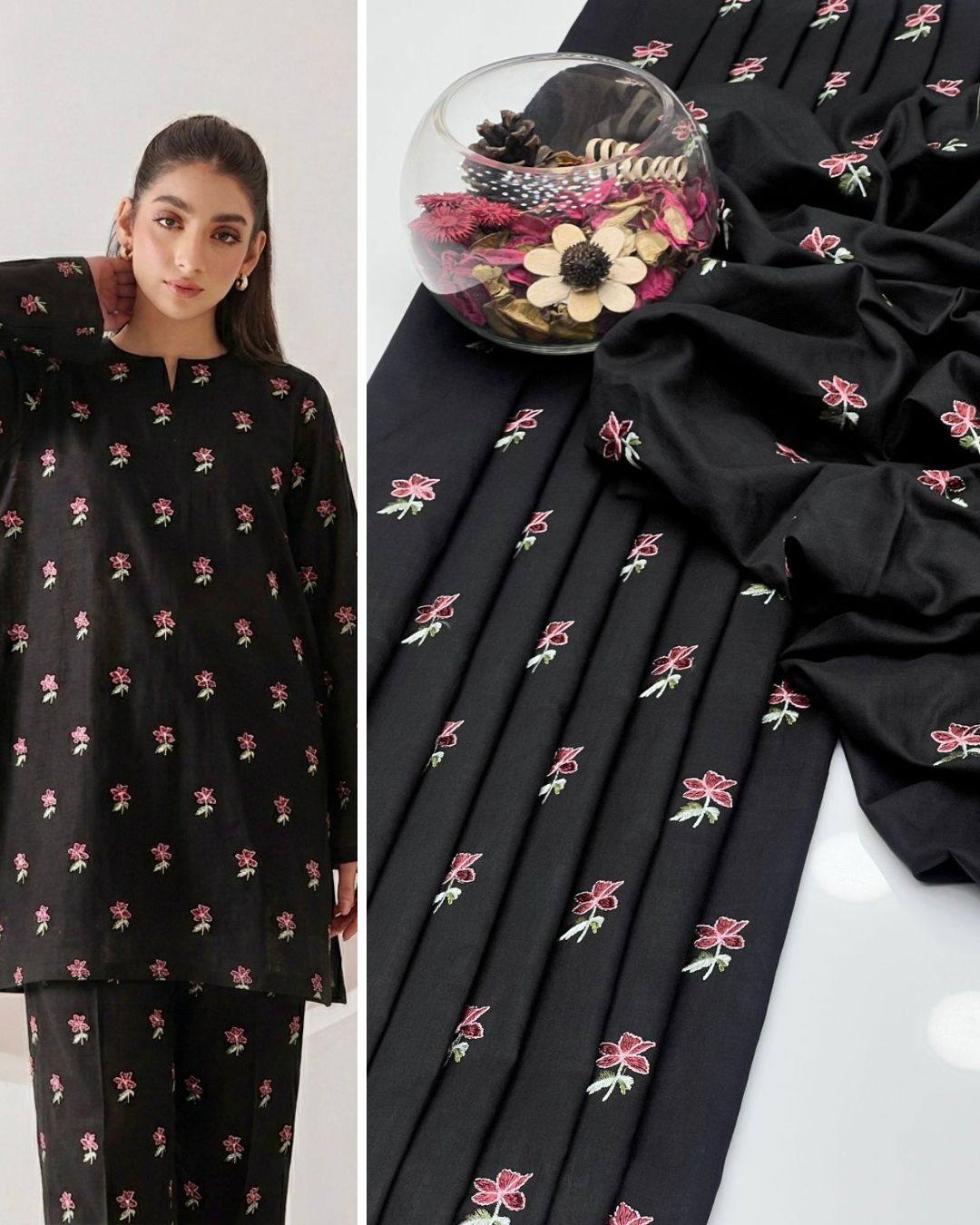 Premium Lawn All Over Embroidered 2 Piece