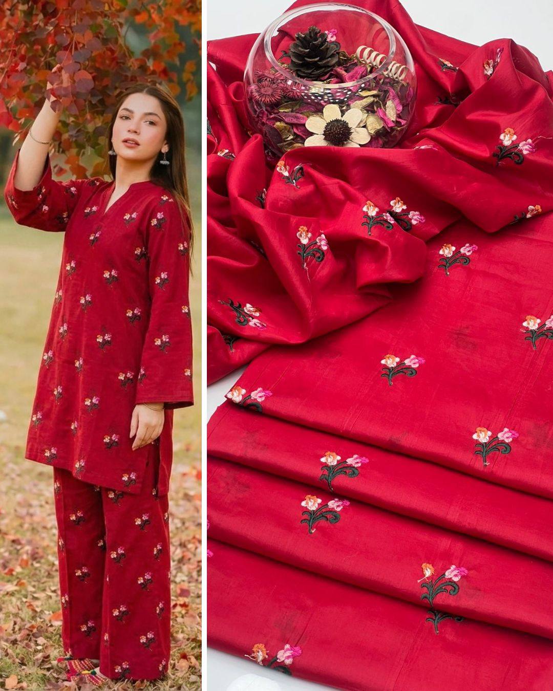 Premium Lawn All Over Embroidered 2 Piece
