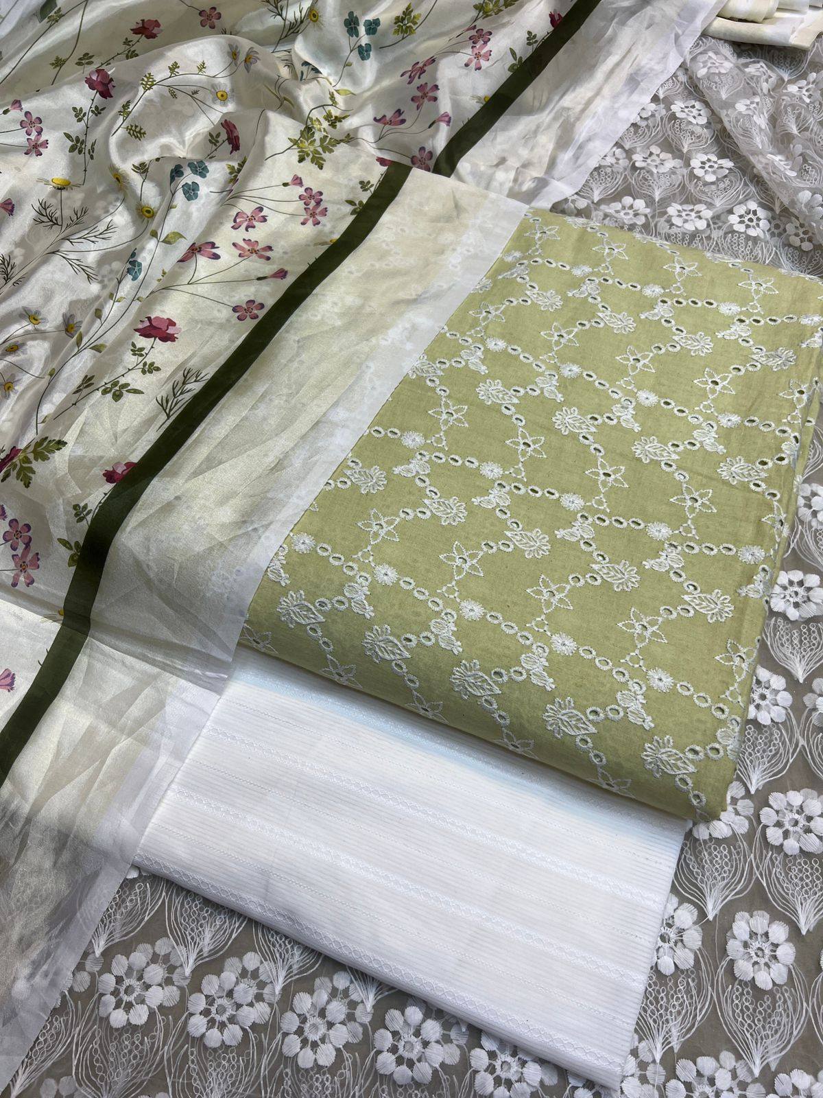 Pure Lawn Chickenkari 3 Piece