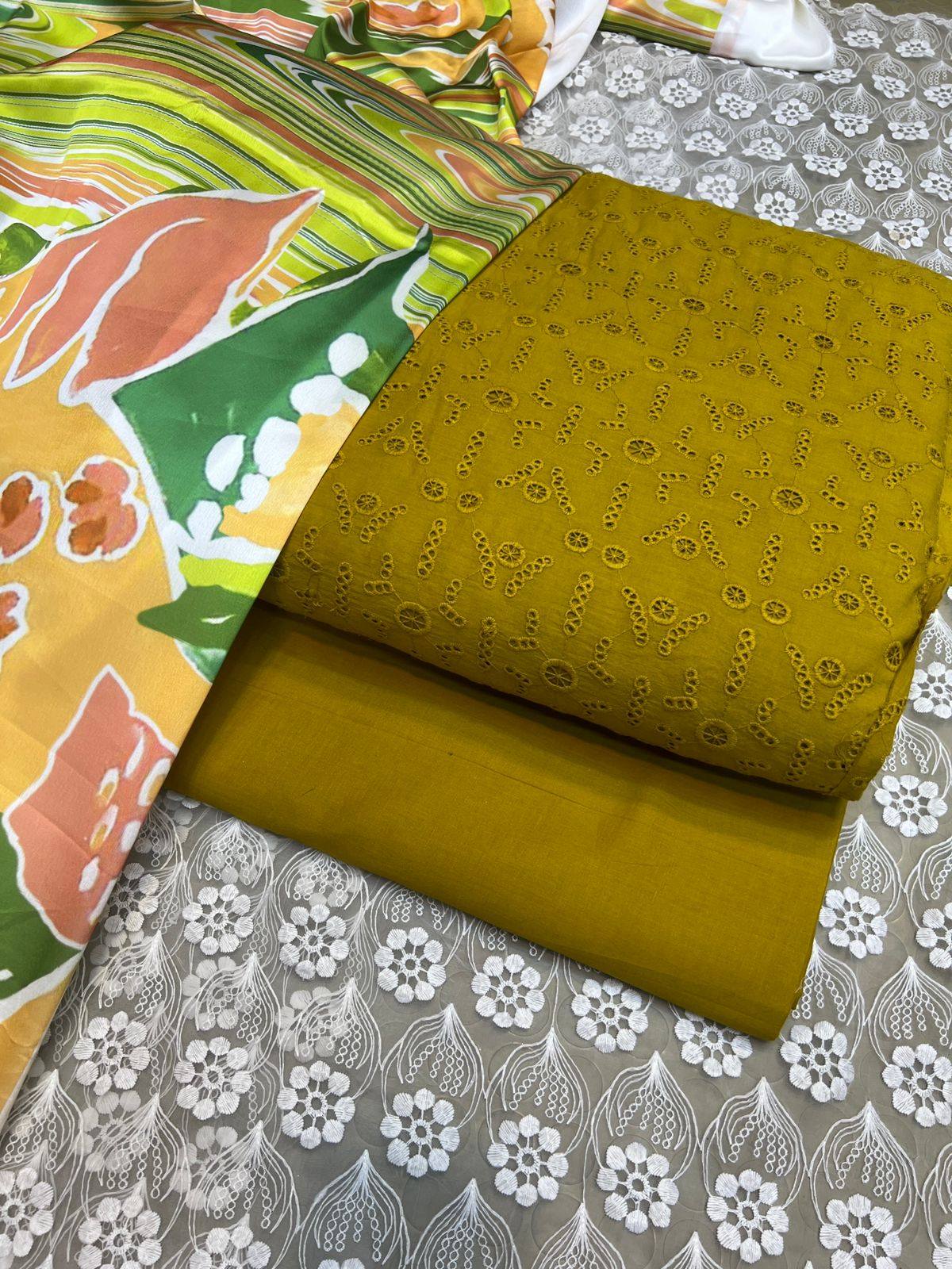 Pure Lawn Chickenkari 3 Piece