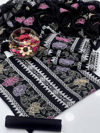 Soft Cotton Kacha Multi Machine 3 Piece