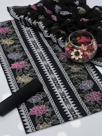Soft Cotton Kacha Multi Machine 3 Piece