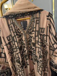 Maria B Chiffon Heavy Handwork 3 Piece