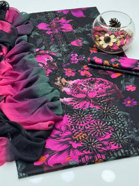 Soft Lawn Digital Print Embroidered 3 Piece
