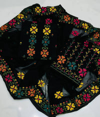 Soft Lawn Beautifully Machine Cross Stitch Neck 3 Piece
