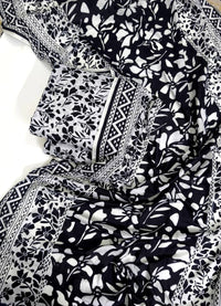 ELAF Digital Printed Lawn Black Series 3 Piece