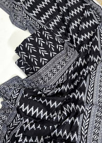ELAF Digital Printed Lawn Black Series 3 Piece