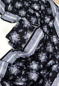 ELAF Digital Printed Lawn Black Series 3 Piece