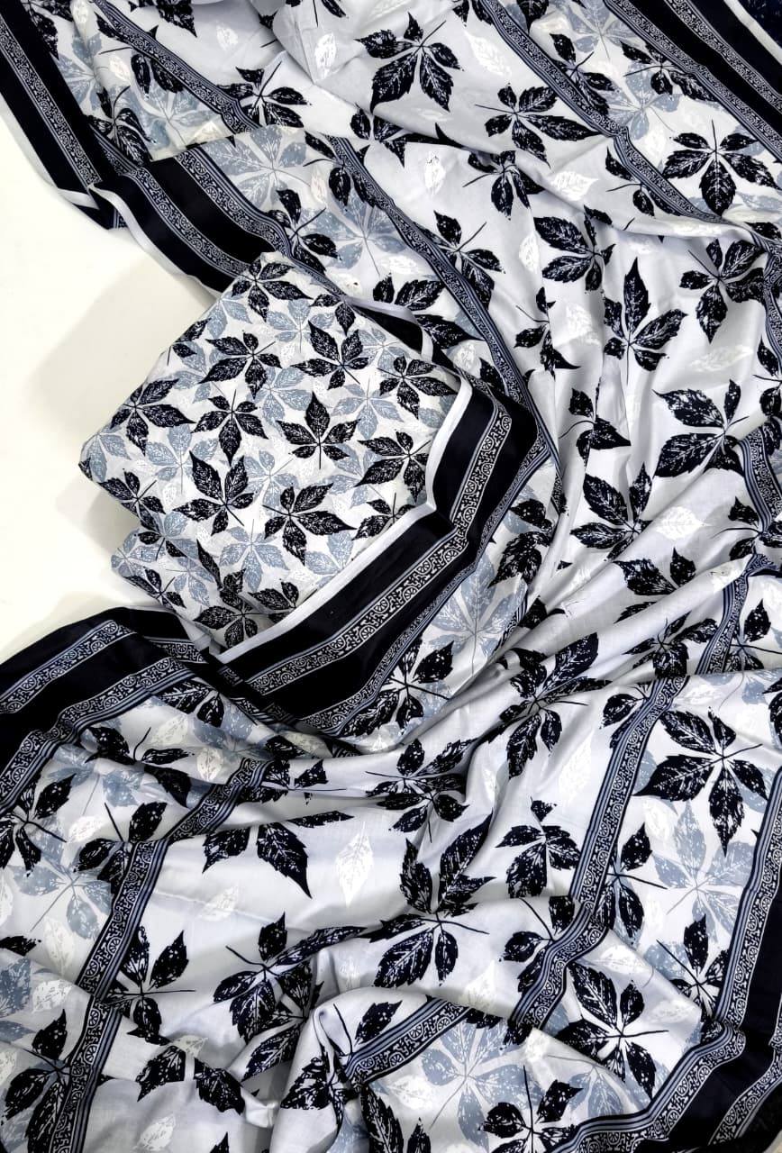 ELAF Digital Printed Lawn Black Series 3 Piece