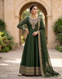 Silver Zarri Embroidery Maxi Dress