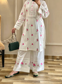 Embroidered Dress 2 Piece