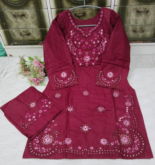 Fancy Embroidered 2 Piece Suit
