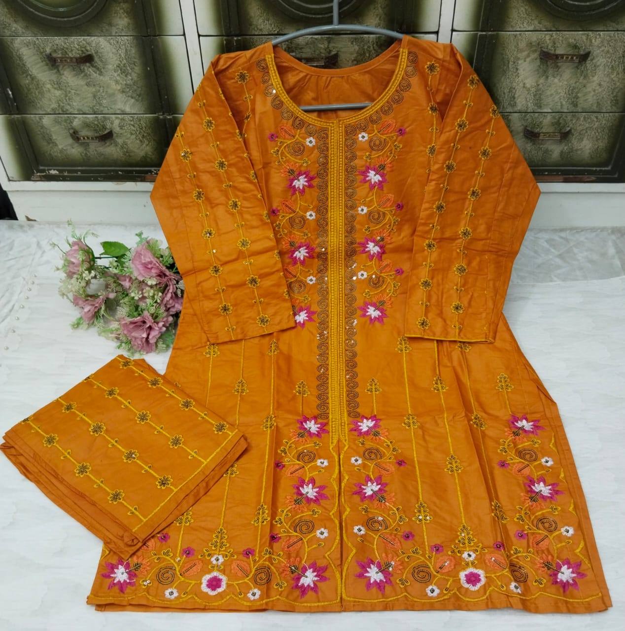 Fancy Embroidered 2 Piece Suit