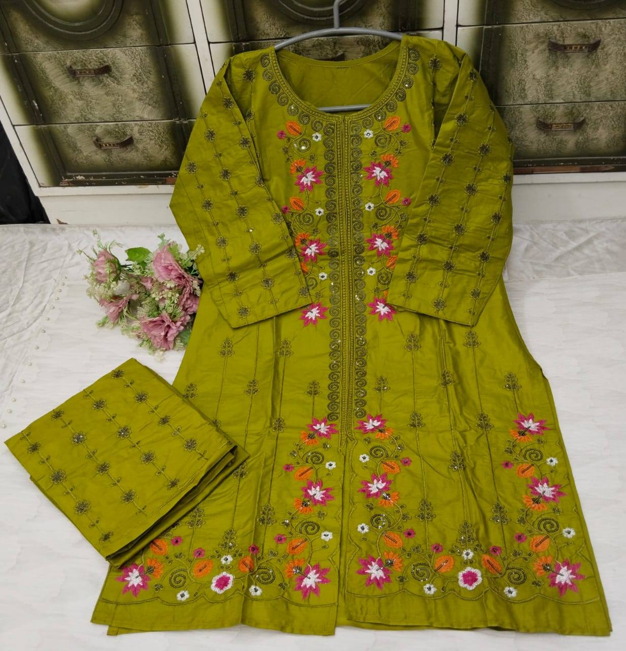 Fancy Embroidered 2 Piece Suit