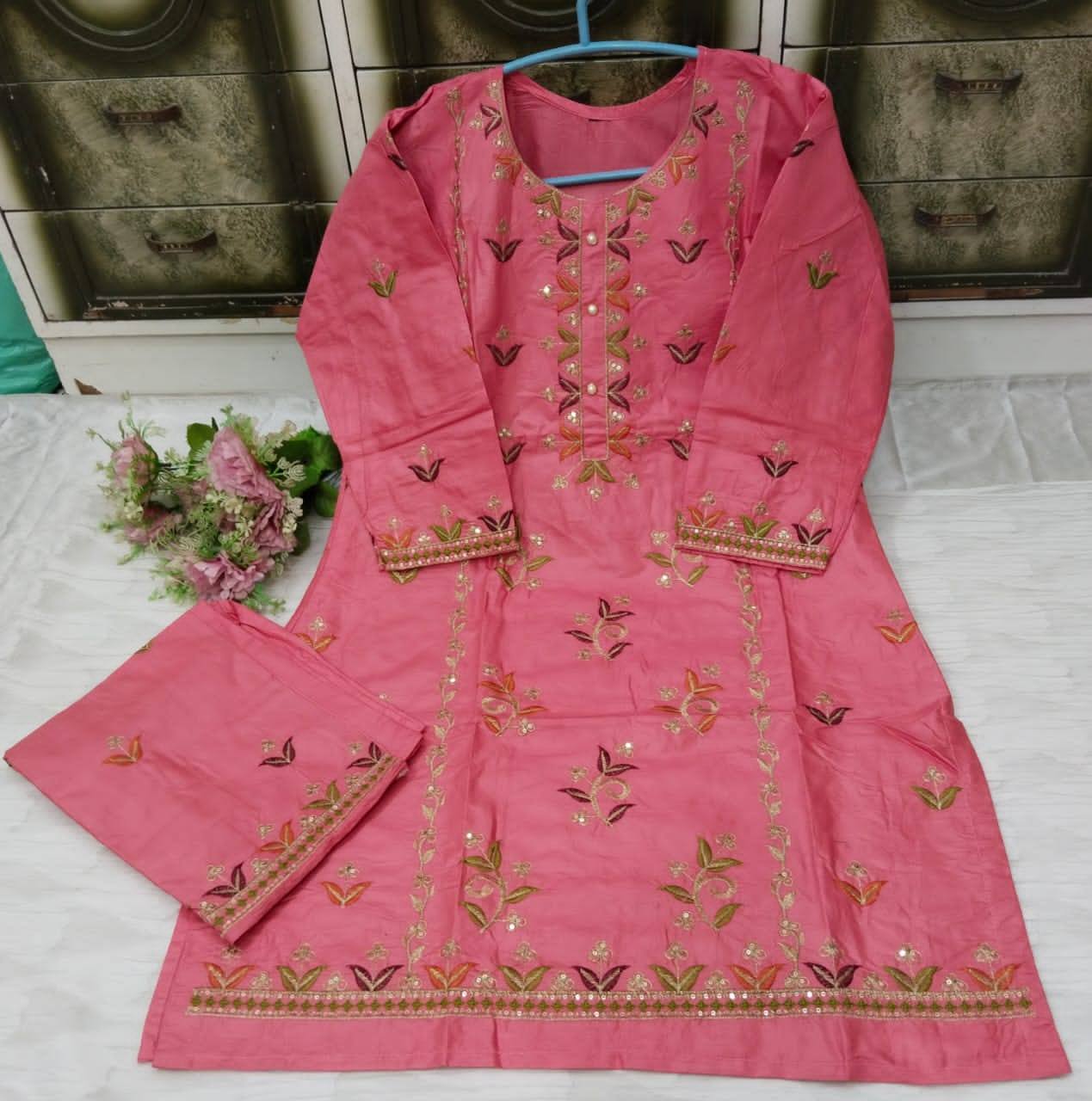 Fancy Embroidered 2 Piece Suit