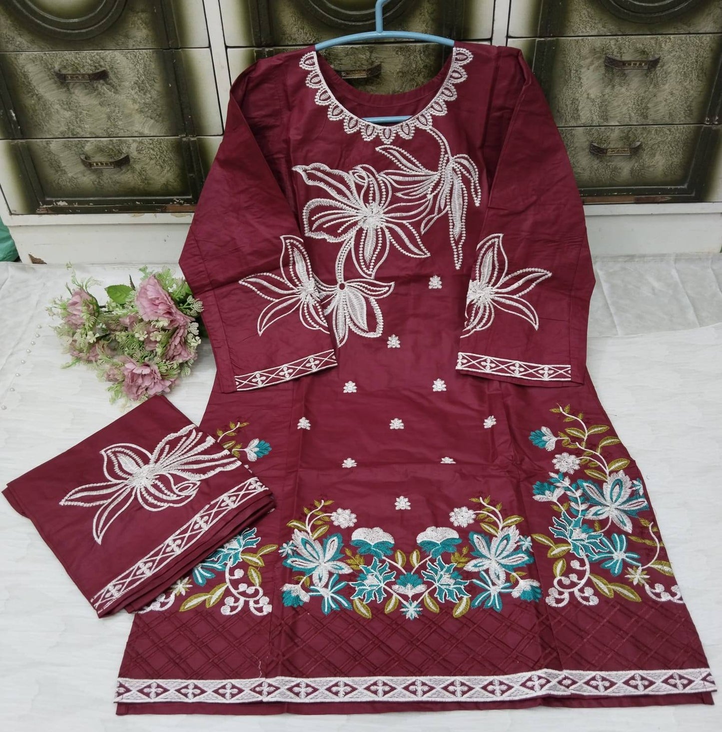 Fancy Embroidered 2 Piece Suit