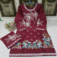 Fancy Embroidered 2 Piece Suit