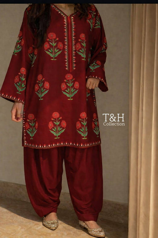 Printed Farshi Dress